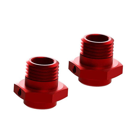 AR310484  Wheel Hex Alumn 17mm/16.5mm Red (2)