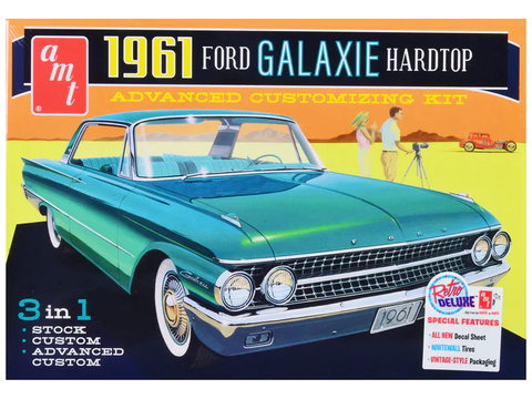 AMT1430   AMT 1/24 1961 Ford Galaxie Hard Top 3 In 1 Kit