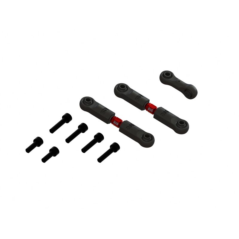 ARA340217   Aluminum Adjustable Steering Links Set B (2): GROM