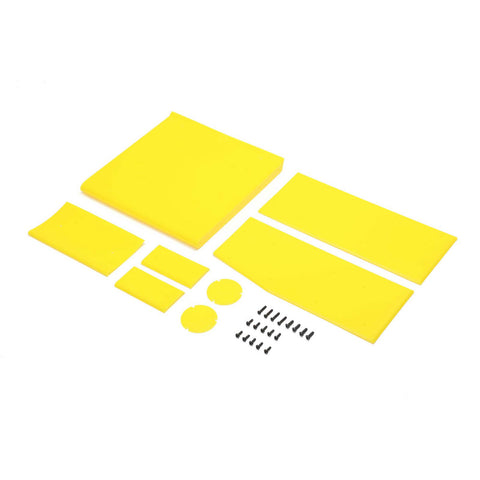 LOS-2855  Wing Panel Set, Yellow: 22S Sprint Losi