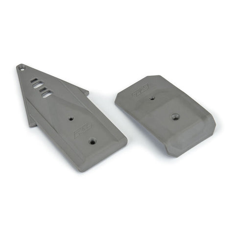 PRO639505  Bash Armor Front/Rear Skid Plates (Stone Gray) for ARRMA 3S Vehicles