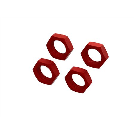 ARA310929  Aluminum Wheel Nut 24mm (Red) (4)