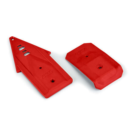 PRO639507  Bash Armor Front/Rear Skid Plates (Red) for ARRMA 3S Vehicles