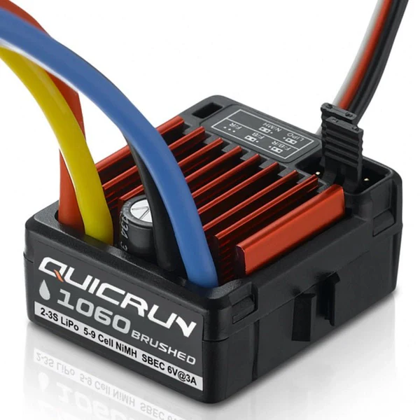 HWI30120203  Hobbywing - QuicRun 1060 Brushed ESC SBEC T Plug (2-3S)