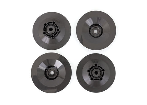 TRA10457-GRAY   Wheel discs (gray) (4) (SLASH MODIFIED)