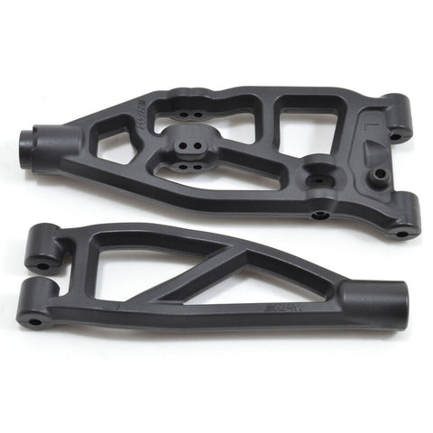 RPM81572  Front Left Upper & Lower A-arms: ARRMA V5 6S BLX & EXB Trucks, Black