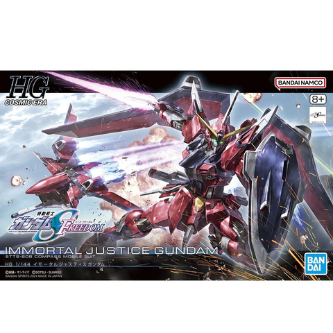BAN-5066285  Bandai 1/144 HG #244 Immortal Justice Gundam Cosmic Era Model Kit