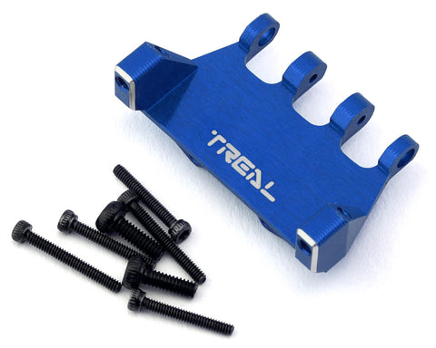 TLHTSCX24-125  Treal Hobby Axial SCX24 Aluminum Servo Mount (Blue) (EcoPower/Emax)