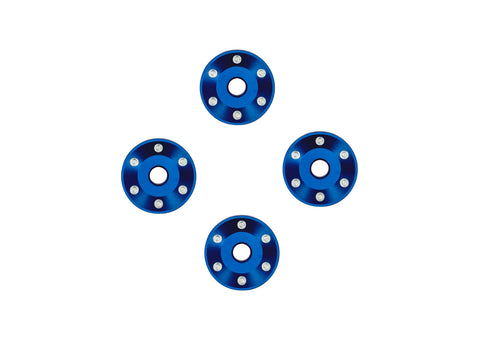TRA10257-BLUE  WHEEL WASHERS ALUM BLUE