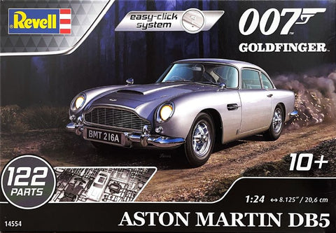 RMX-4554   	1/24 James Bond Aston Martin DB5 Car from Goldfinger Movie (Snap) Model Kit