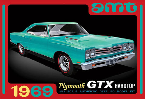 AMT-1483  AMT 1969 Plymouth GTX Hardtop 1:25 Scale Model Kit