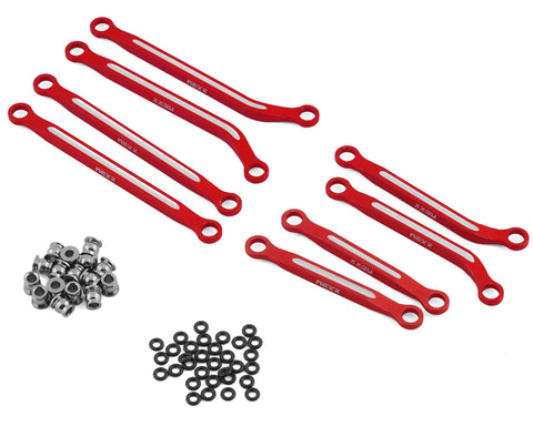 NX-383-R  NEXX Racing TRX-4M Aluminum High Clearance Links (Red)
