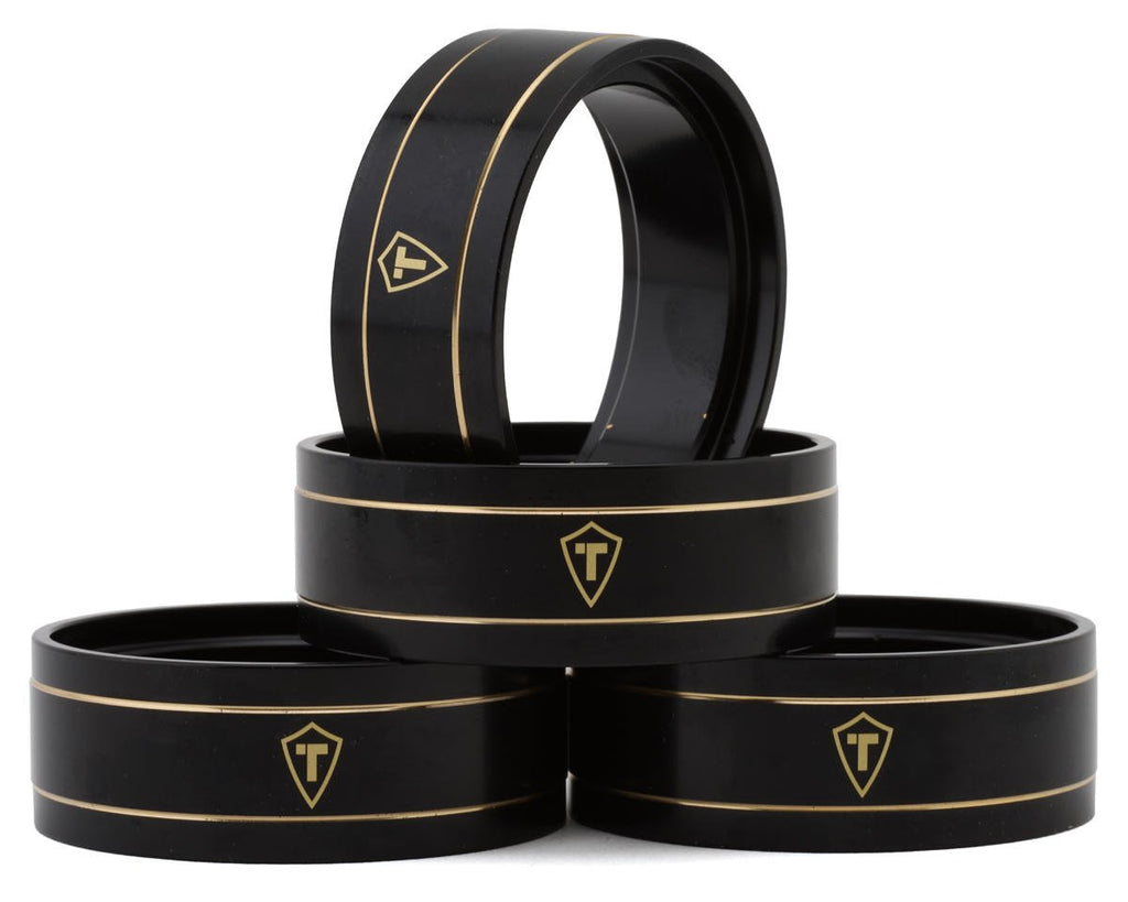 TLHTWHEEL-174  Treal Hobby 1.9" Brass Beadlock Wheel Rings (4) (124g ea)