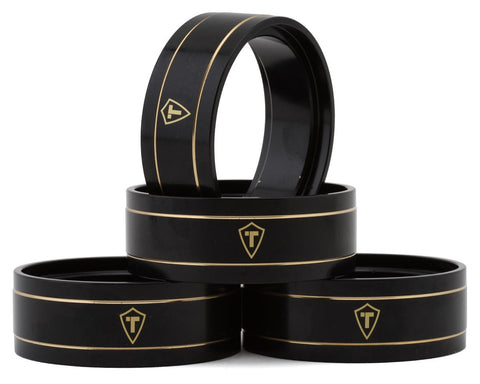 TLHTWHEEL-174  Treal Hobby 1.9" Brass Beadlock Wheel Rings (4) (124g ea)