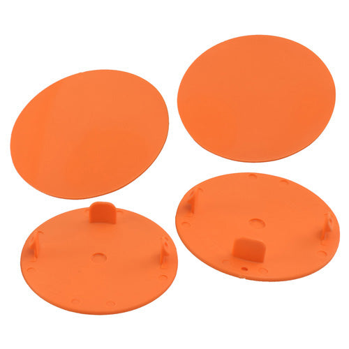 DER-SMP-O   Snap-In Mud Plugs for Speedway Wheels (Orange)