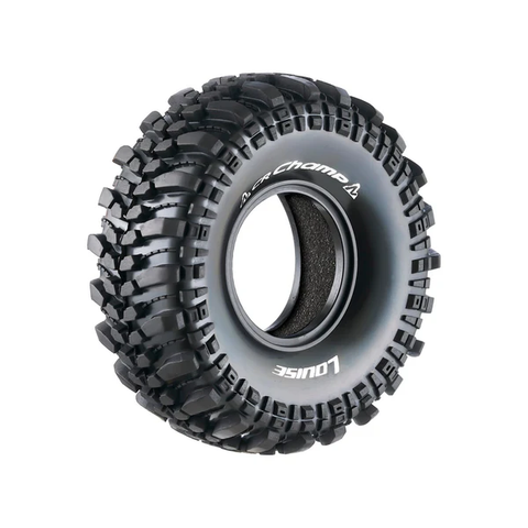 LOULT3231VI Louise R/C - CR-Champ 1/10 1.9" Crawler Tires, Super Soft, Front/Rear (2)