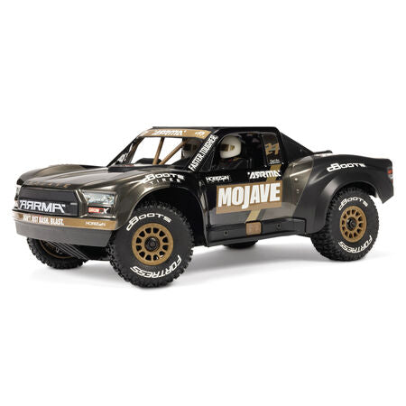 ARA2304T1  MOJAVE GROM 4X4 223S BLX BRUSHLESS SMALL SCALE DESERT TRUCK RTR WITH DSC, BLACK