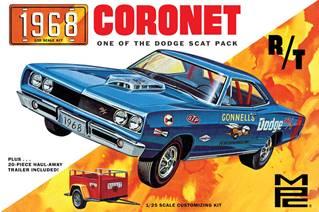 MPC975  MPC 1/24 Dodge Coronet Hardtop w/ Trailer