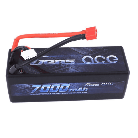GA-B-60C-7000-4S1P-HardCase-14 Gens Ace 7000mah 14.8V 60C 4S Hardcase Lipo Battery