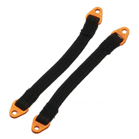 SLS100T0303 Susp Travel Limit Straps 100mm (2) Orange