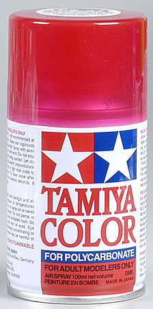 TAMIYA POLY TRANS. RED (Part # TAM86037)PS-37