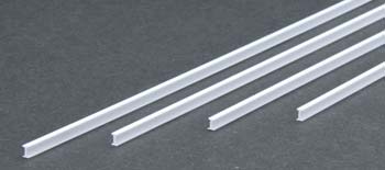 EVERGREEN STYRENE I Beam .125" 3.2mm (4) (Part # EVG274)