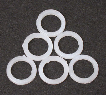 Plastic Washers 5x8x1mm (6)  (Part # TRA3685) (discon)