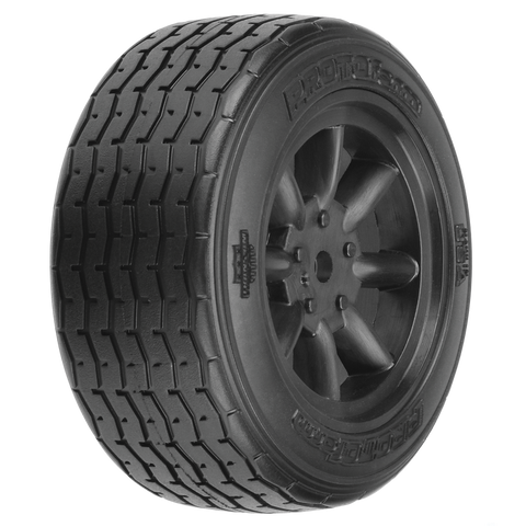 PRM1014018 VTA Front Tire 26mm, Mounted Black Wheel