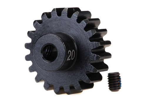 TRA3950x Gear, 20-T pinion (32-p), heavy duty (machined, hardened steel)/ set screw