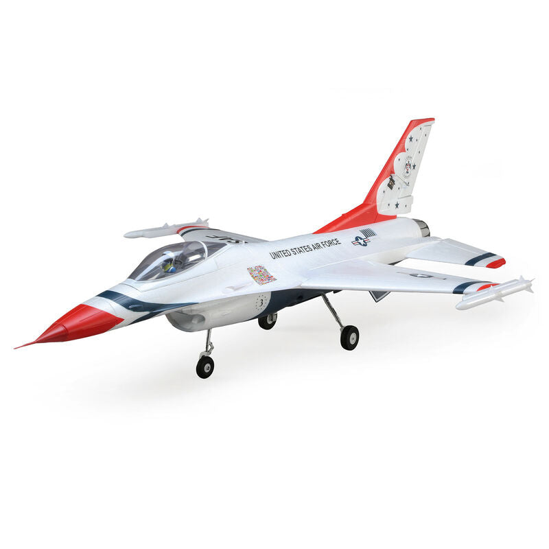EFL78500 F-16 Thunderbirds 70mm EDF BNF Basic with AS3X and SAFE Select