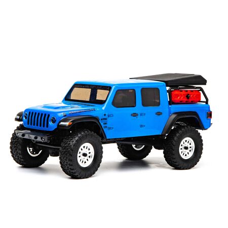 AXI00005T2  SCX24---BLUE--Jeep Gladiator, 1/24th 4WD RTR,