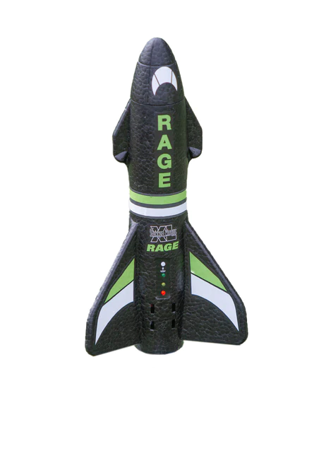 RGR4150  Rage Rocket SpinnerMissile XL Power w/ LED's & Parachute (Colors may vary)