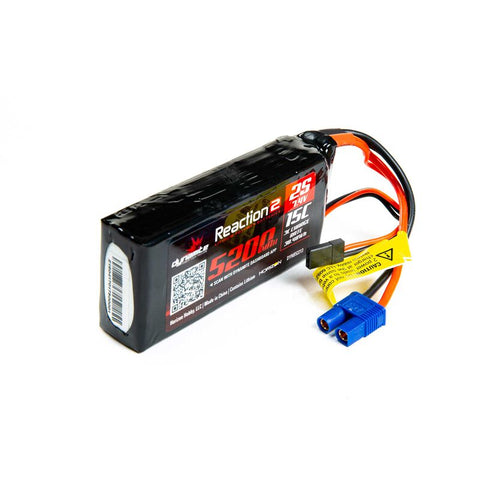 DYNB52213 (SHORT)  7.4V 5200mAh 2S 15C LiPo
