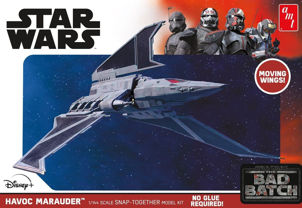 AMT1348 1/144 Star Wars The Bad Batch: Havoc Marauder Snap Kit