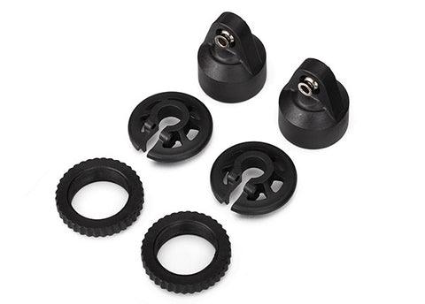 TRA7764 Shock caps, GTX shocks/ spring perch/ adjusters/ 2.5x14mm CS (2) (for 2 shocks)