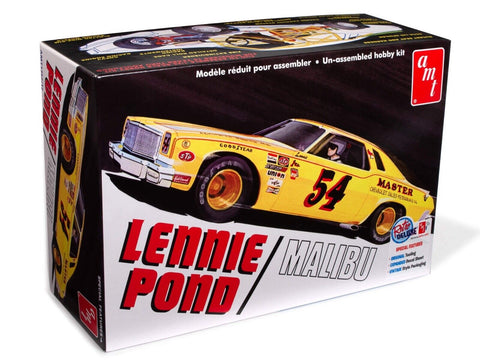 AMT1352 1/25  LENNIE POND CHEVY MALIBU STOCK CAR  MODEL KIT