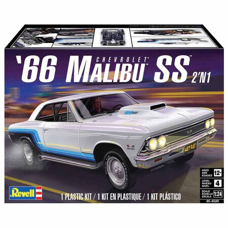 RMX854520  1/24 66 Chevy Malibu SS 2N1  Model Kit