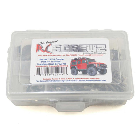 RCZTRA081 SS Screw Set-TRA TRX-4 Crawler