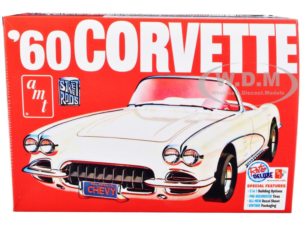 AMT1374 SKILL 2 MODEL KIT 1960 CHEVROLET CORVETTE "STREET RODS" 1/25 SCALE AMT