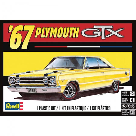 RMX854481 1/25 1967 Plymouth GTX Plastic Model