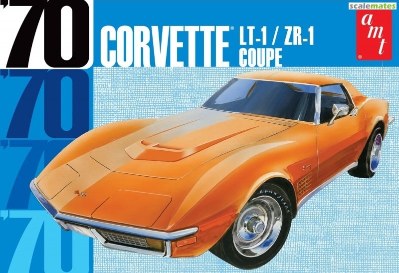 AMT1097 70' Chevy Corvette Coupe Model