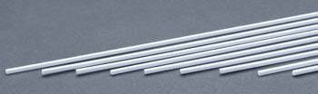EVERGREEN STYRENE STRIPS .080x.080" (9) (Part # EVG164)