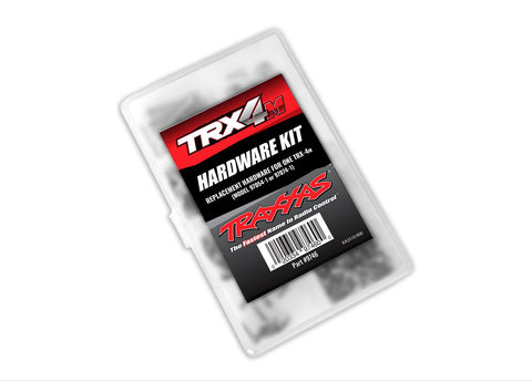 TRA9746 Hardware kit, complete (contains all hardware used on 1/18-scale Ford® Bronco® or Land Rover® Defender®) (includes clear plastic storage container)