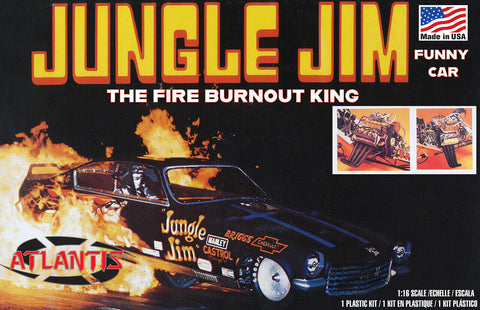 AANH1486 Jungle Jim Vega Funny Car: The Fire Burnout King 1/16 Model Kit