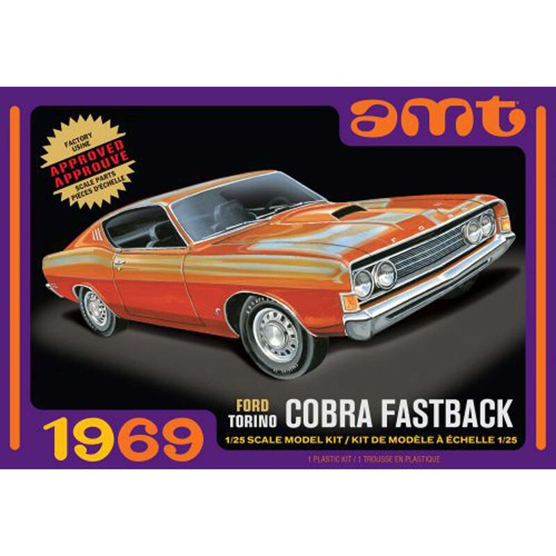 AMT1217M 1/25 1969 Ford Cobra Fastback