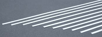 EVERGREEN STYRENE STRIPS .040x.188" (10) (Part # EVG148)