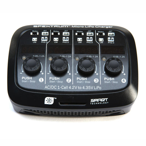 SPMXC1040 4 port AC/DC 1s Lipo Charger