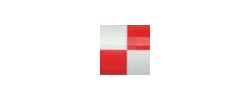 ULTRACOTE 2 SQUARES WHITE /RED (Part # HANU944)