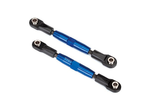 TRA3643X Camber links, front (TUBES blue-anodized, 7075-T6 aluminum, stronger than titanium) (83mm) (2)/ rod ends (4)/ aluminum wrench (1)