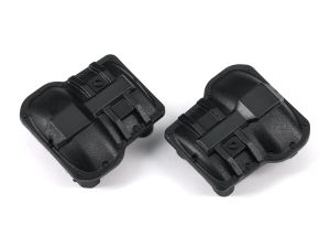 TRA9738-BLKCR  AXLE COVER, FRONT OR REAR (BLACK CHROME) (2)